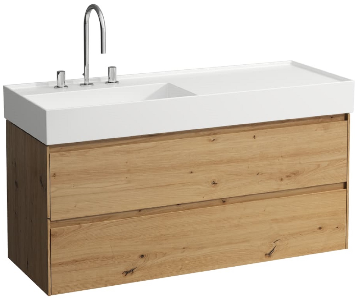 Laufen Lani armario 118x45x51.5 cm suspendido, para lavabo roble H4039721122671