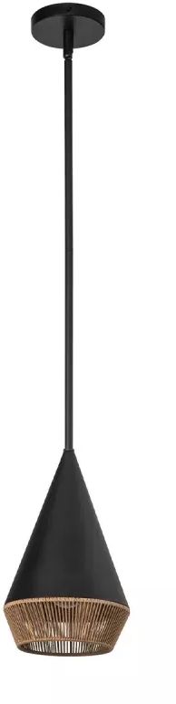 Elstead Lighting Daphne lámpara de techo 1x60 W negro ALM-DAPHNE-P-S-MB