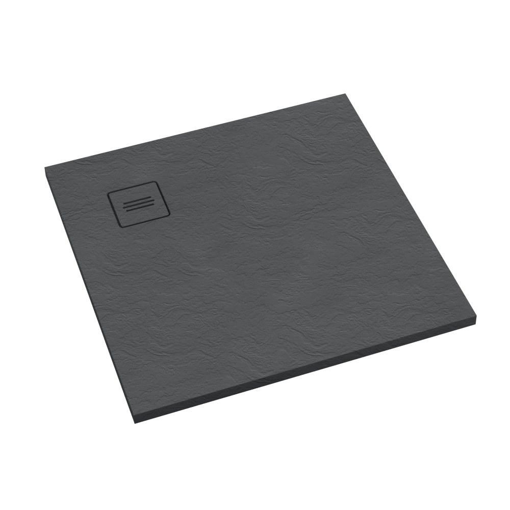 Schedline Protos Grey Stone plato de ducha cuadrado 100x100 cm gris 3SP.P1K-100100/S/ST-M1/S/ST