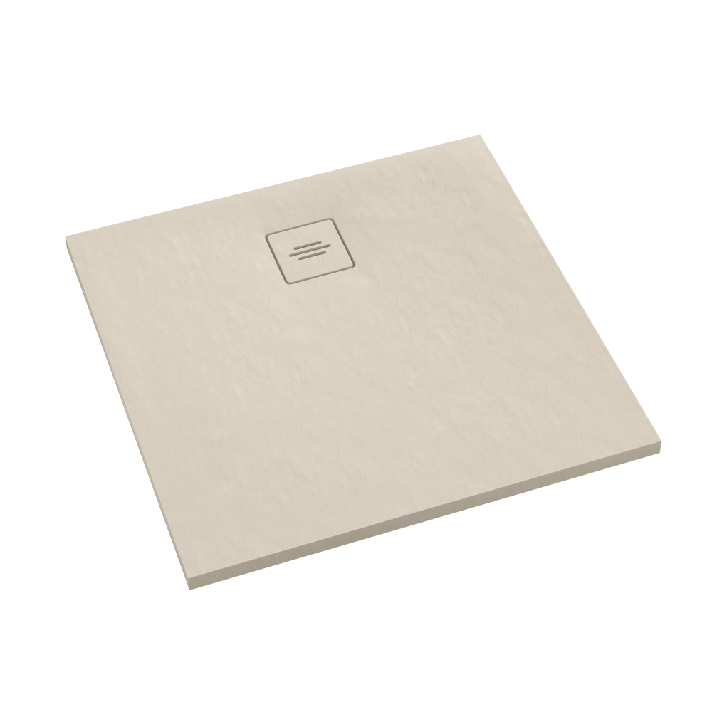 Schedline Protos Cashmere Stone plato de ducha rectangular 90x90 cm beige 3SP.P2K-9090/PK/ST-M1/PK/ST