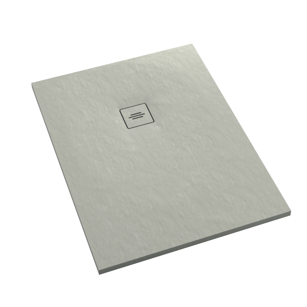 Schedline Protos Cement Stone plato de ducha rectangular 180x80 cm cemento 3SP.P1P-80180/CT/ST-M1/CT/ST
