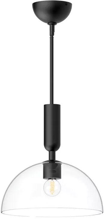 Elstead Lighting Jude lámpara de techo 1x30 W negro ALM-JUDE-P-MB-CL