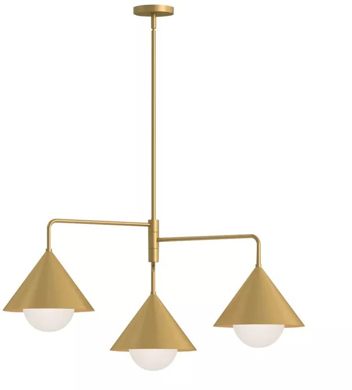 Elstead Lighting Remyck lámpara de techo 3x60 W oro ALM-REMYCK3-GD