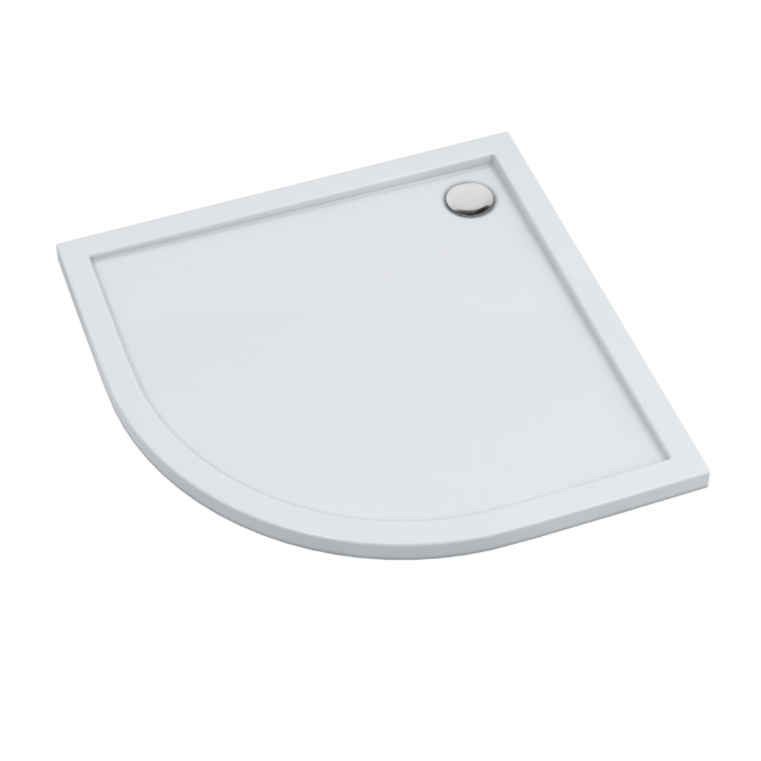 Schedline Estima plato de ducha semicircular 100x100 cm blanco  3SP.E2O-100100