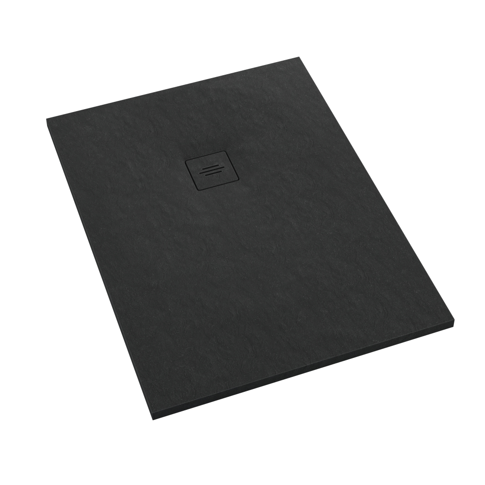 Schedline Protos Black Stone plato de ducha rectangular 160x80 cm negro 3SP.P1P-80160/C/ST-M1/C/ST