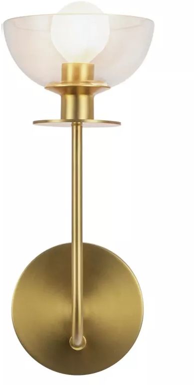 Elstead Lighting Sylvia lámpara de pared 1x40 W oro ALM-SYLVIA-1WB-BG-CL