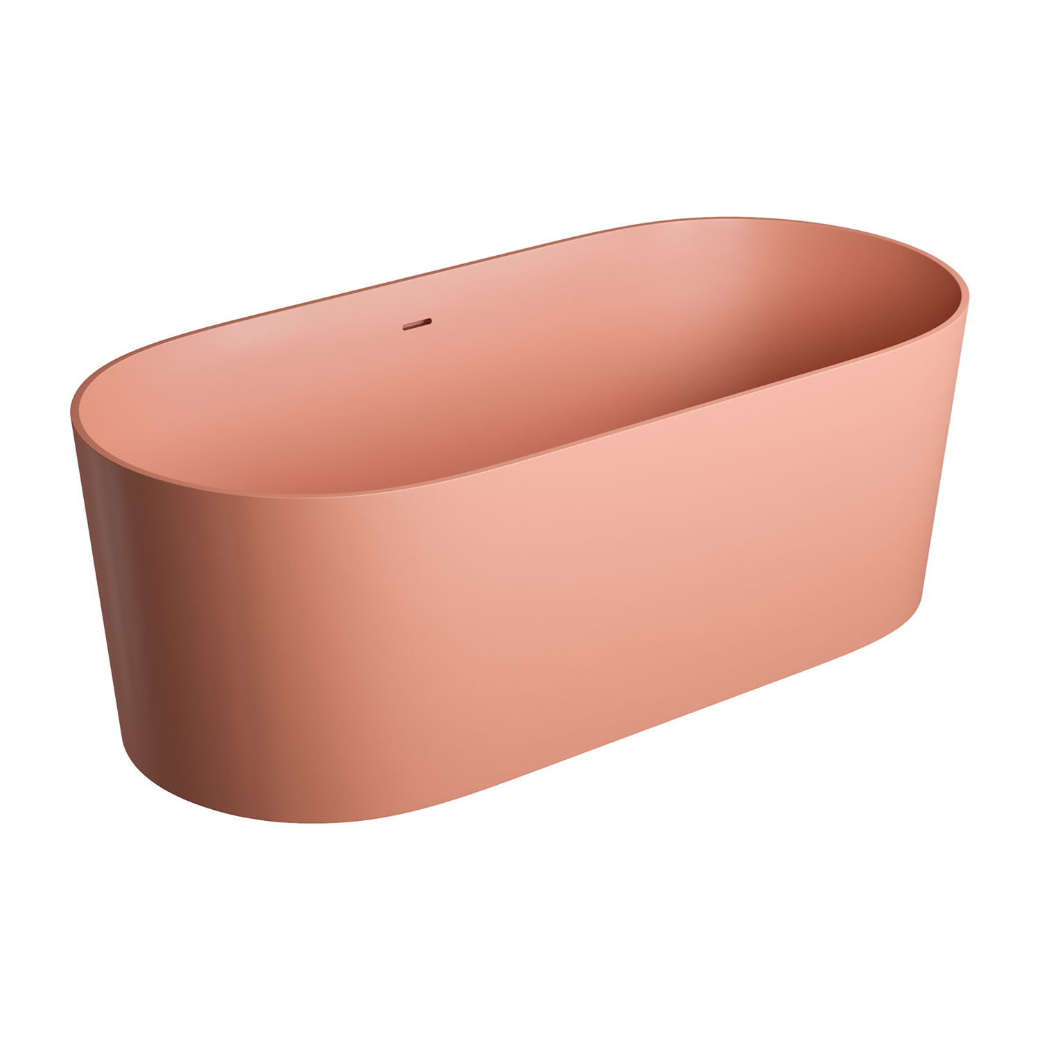 Omnires Ovo M+ bañera exenta 160x75 cm oval OVO160WWZPCO