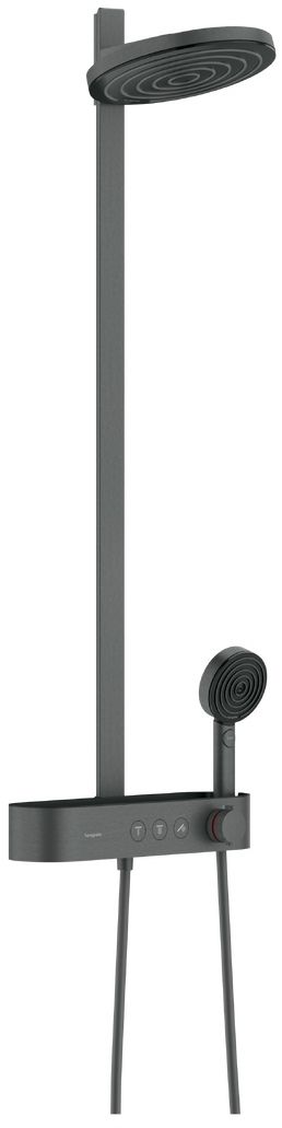 Hansgrohe Pulsify S conjunto de ducha a pared con termostato cromo-negro 24241340