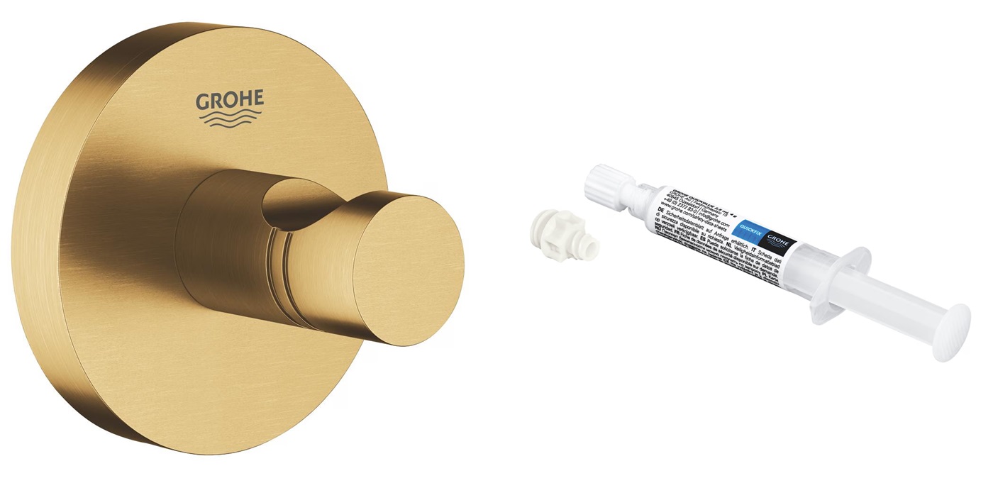 Conjunto toallero Grohe Start 41173GN0, pegamento Grohe QuickGlue 41127000