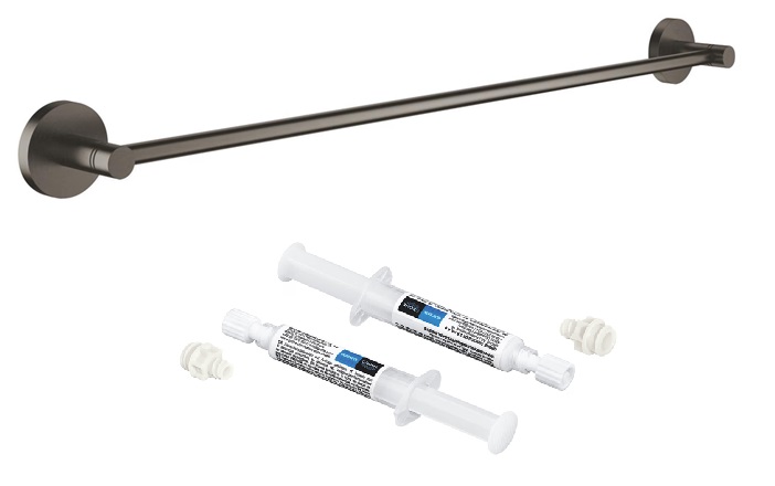 Conjunto toallero Grohe Start 41178AL0, pegamento Grohe 41128000