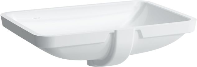 Laufen Pro lavabo 60x40 cm rectangular bajo encimera blanco brillante H8119694001091