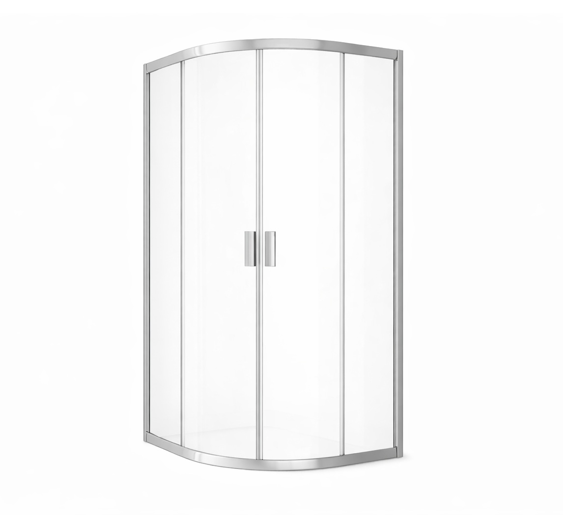 Ravak Blix cabina de ducha 80x80 cm semicircular cromo brillo/vidrio transparente 3B240C00Z1B