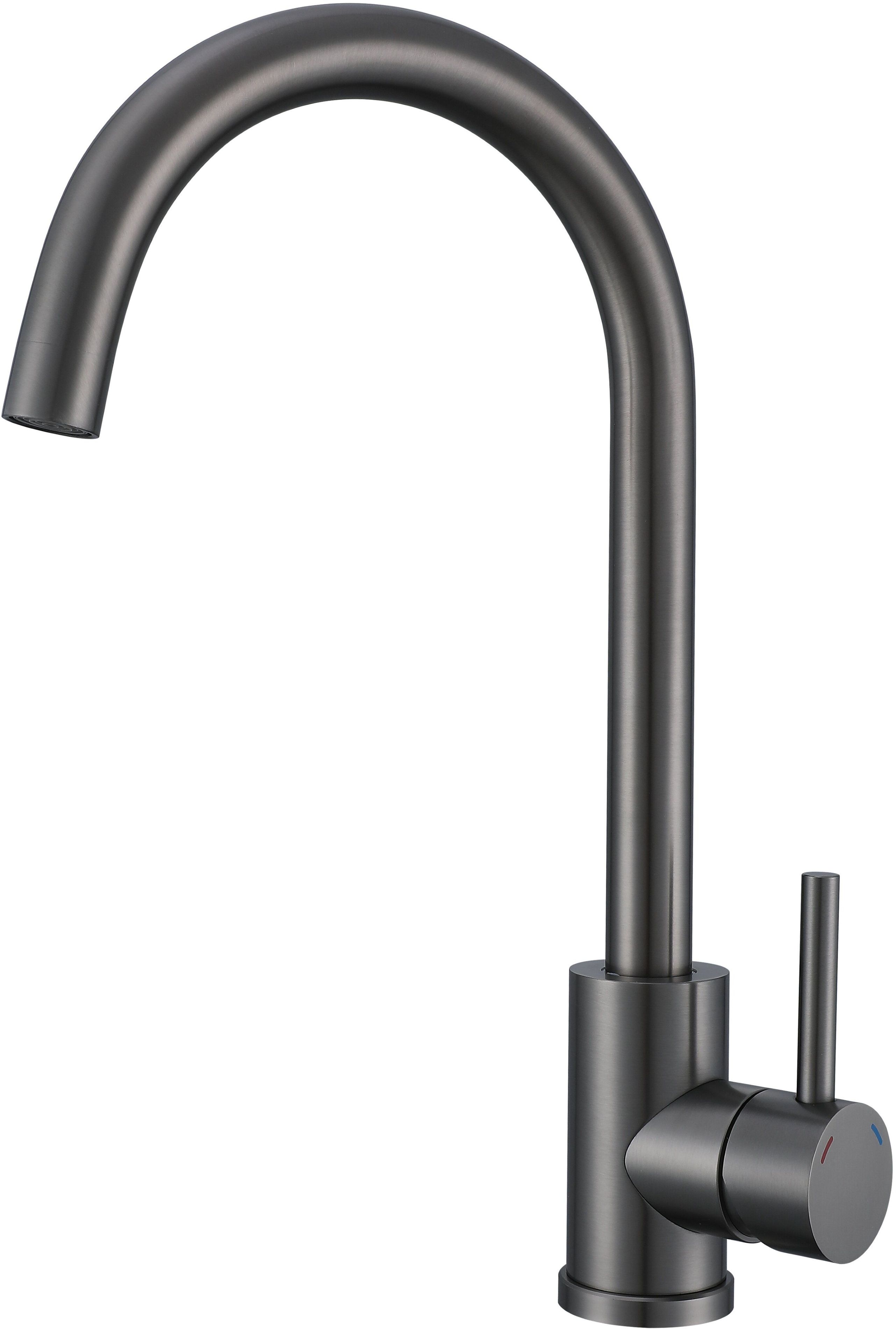 Ruvetti Fiori grifo de cocina de pie grafito/gris 1001PVDGR