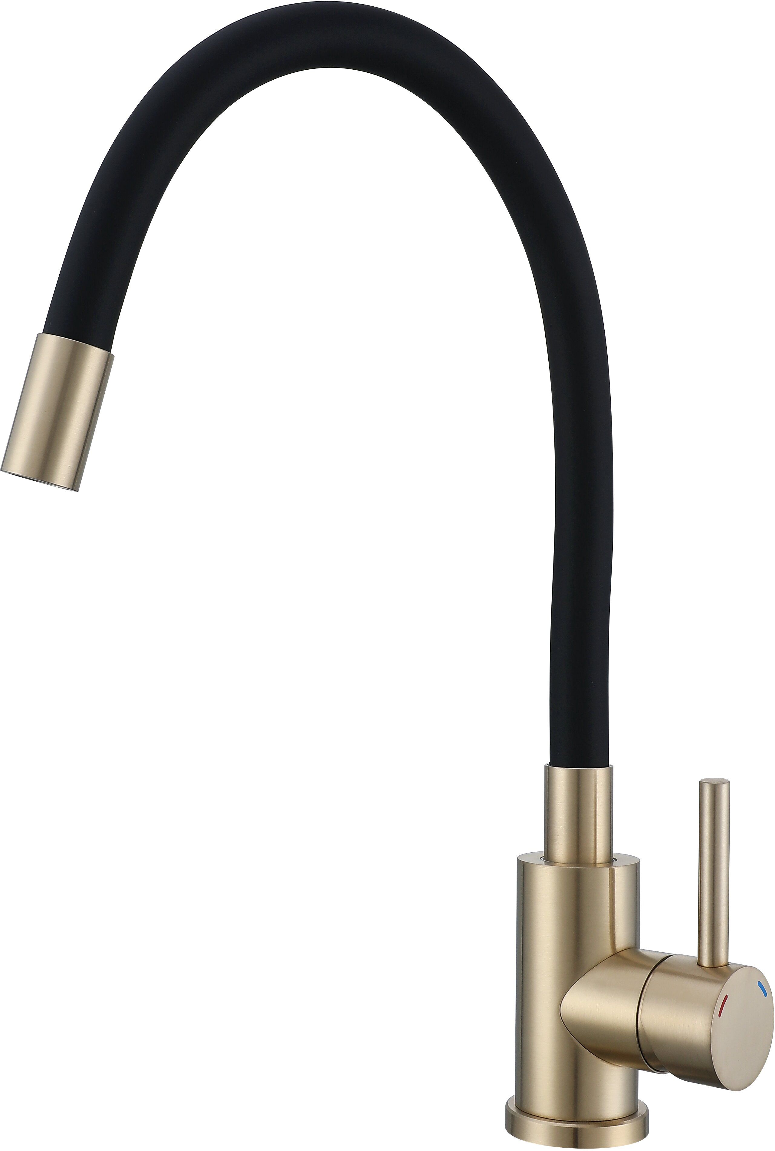 Ruvetti Sauron grifo de cocina de pie oro/oro arcaico 1002PVDCH