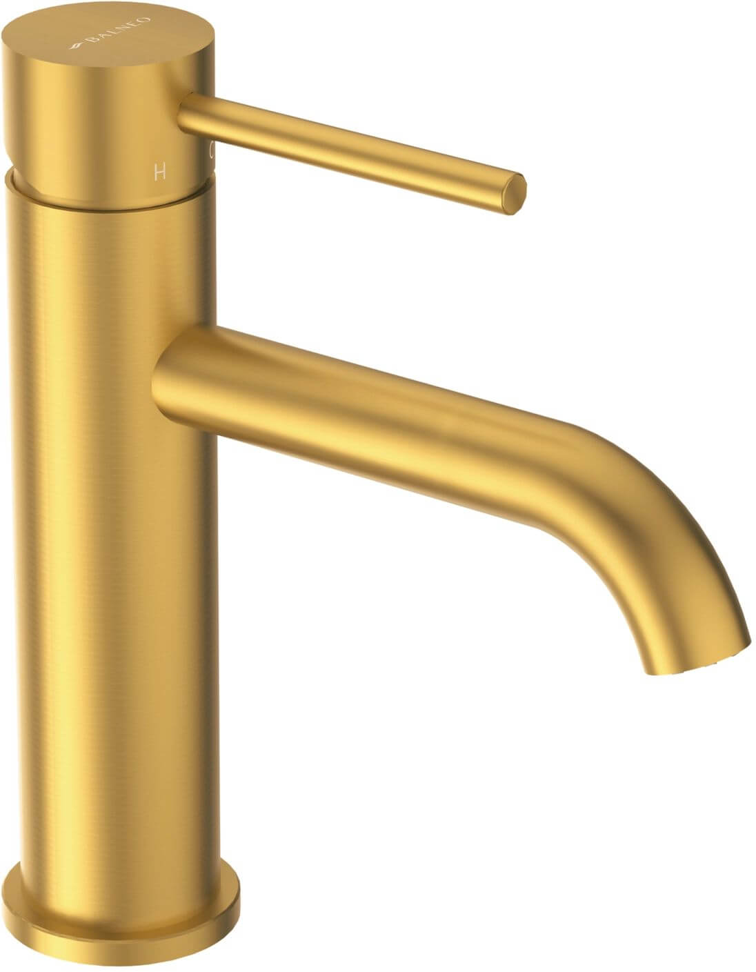 Balneo Cascade grifo para lavabo de pie oro H0101040101