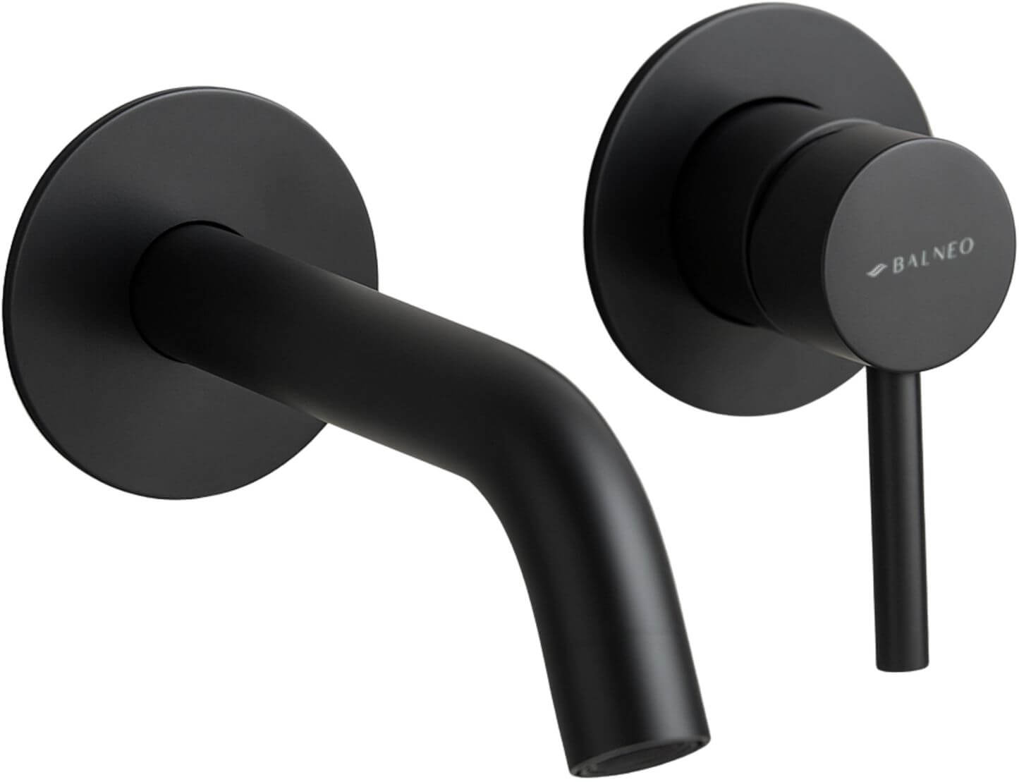 Balneo Cascade grifo para lavabo empotrado negro H0101060202