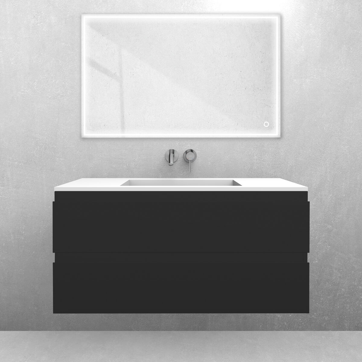 Conjunto lavabo Oltens Stila 40203900, armario Oltens Vernal 60002300