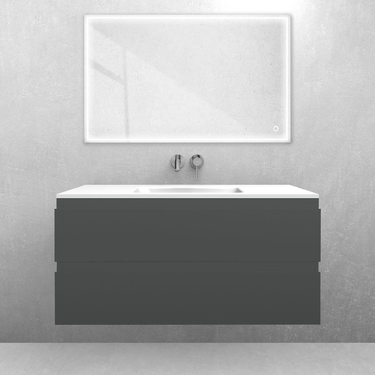 Conjunto armario Oltens Vernal 60002400, lavabo Oltens Kalla 40208000