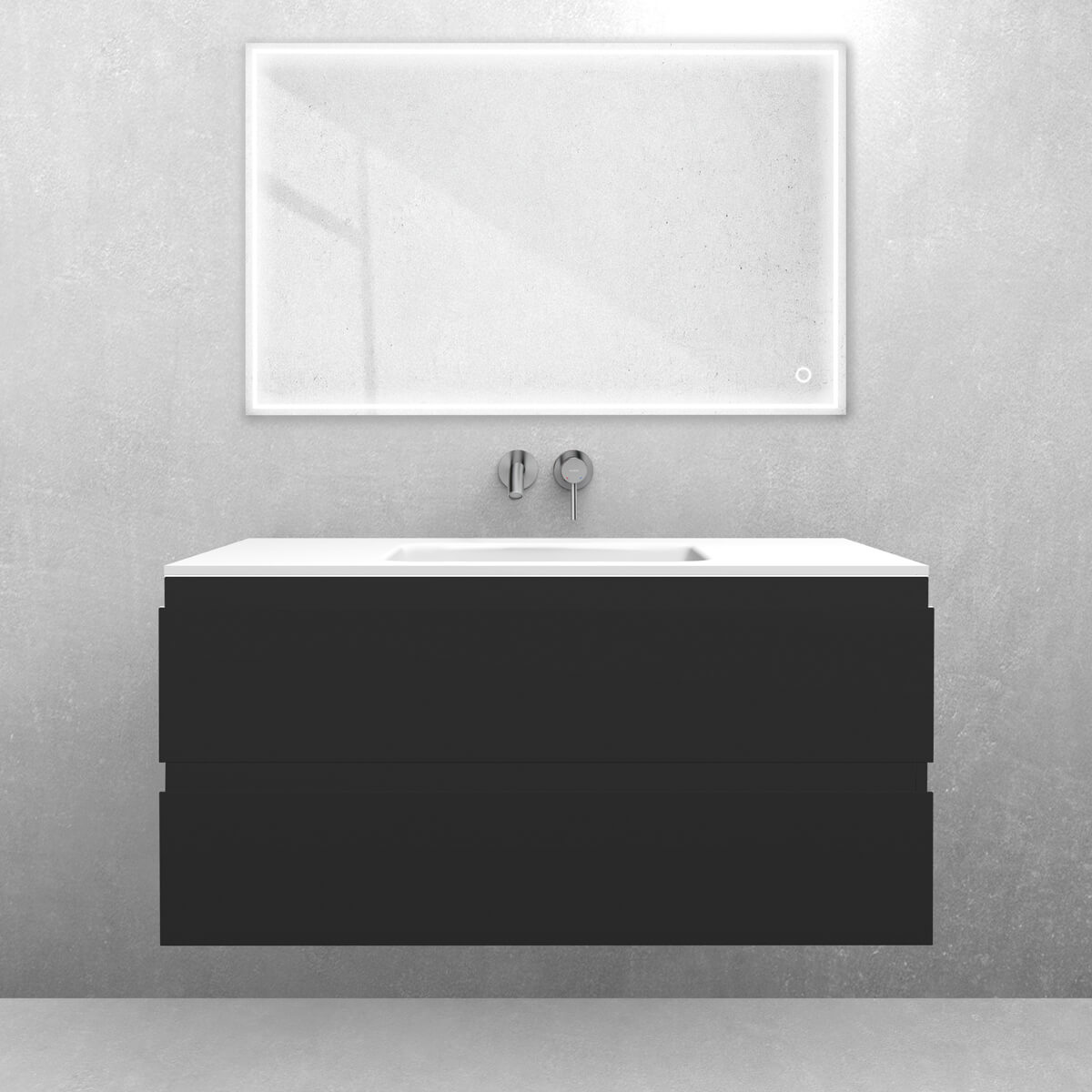 Conjunto armario Oltens Vernal 60002300, lavabo Oltens Kalla 40208900
