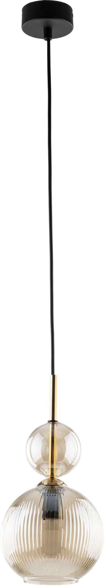 TK Lighting Sophia Cognac lámpara colgante 1x10 W marrón-ámbar 11040