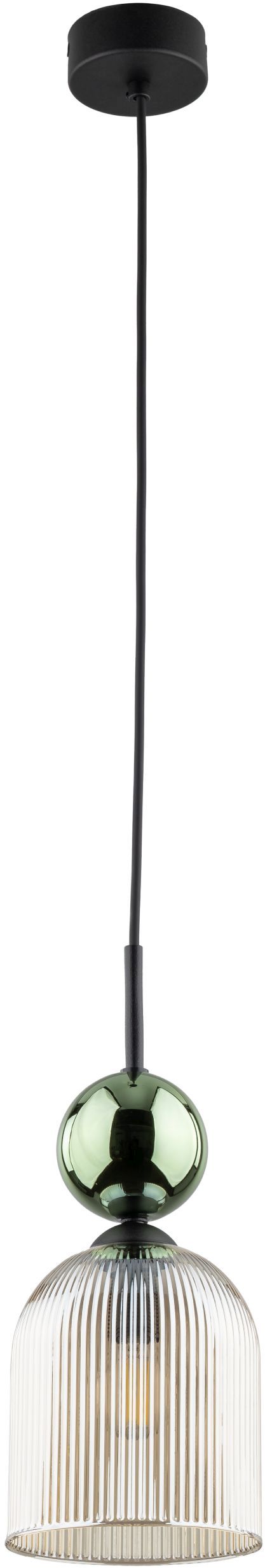TK Lighting Sophia Green Cognac lámpara colgante 1x10 W verde-marrón 11146