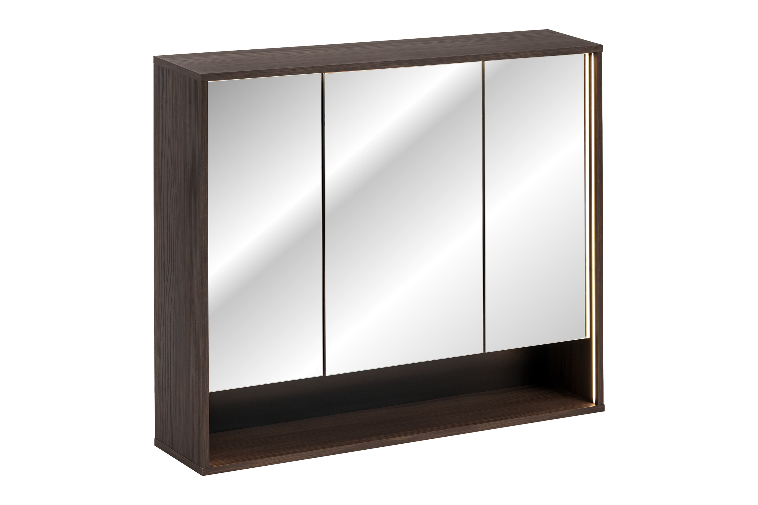 Comad Dorothy Ristretto armario 100x20x85 cm con espejo roble DOROTHY RISTRETTO 84-100-3D
