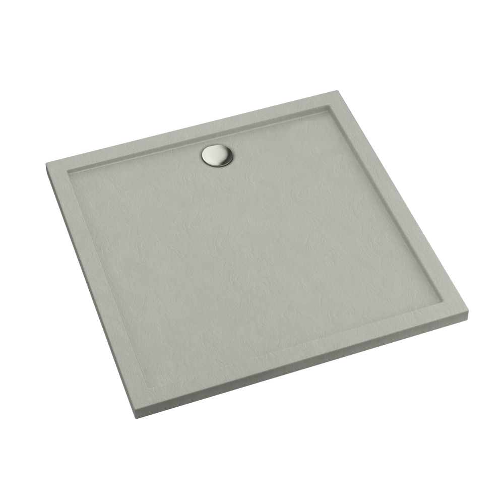 Schedline Sharper Cement Stone plato de ducha cuadrado 80x80 cm cemento 3S.S2K-8080/CT/ST
