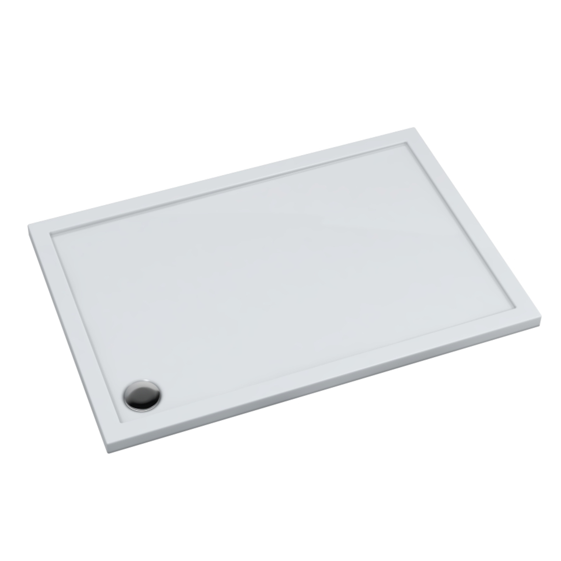 Schedline Sharper plato de ducha rectangular 150x75 cm blanco 3S.S1P-75150