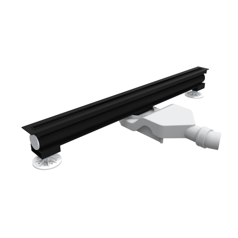 Schedline Thin Flow cubierta para desagüe lineal 80 cm negro SOLBV1-80012C