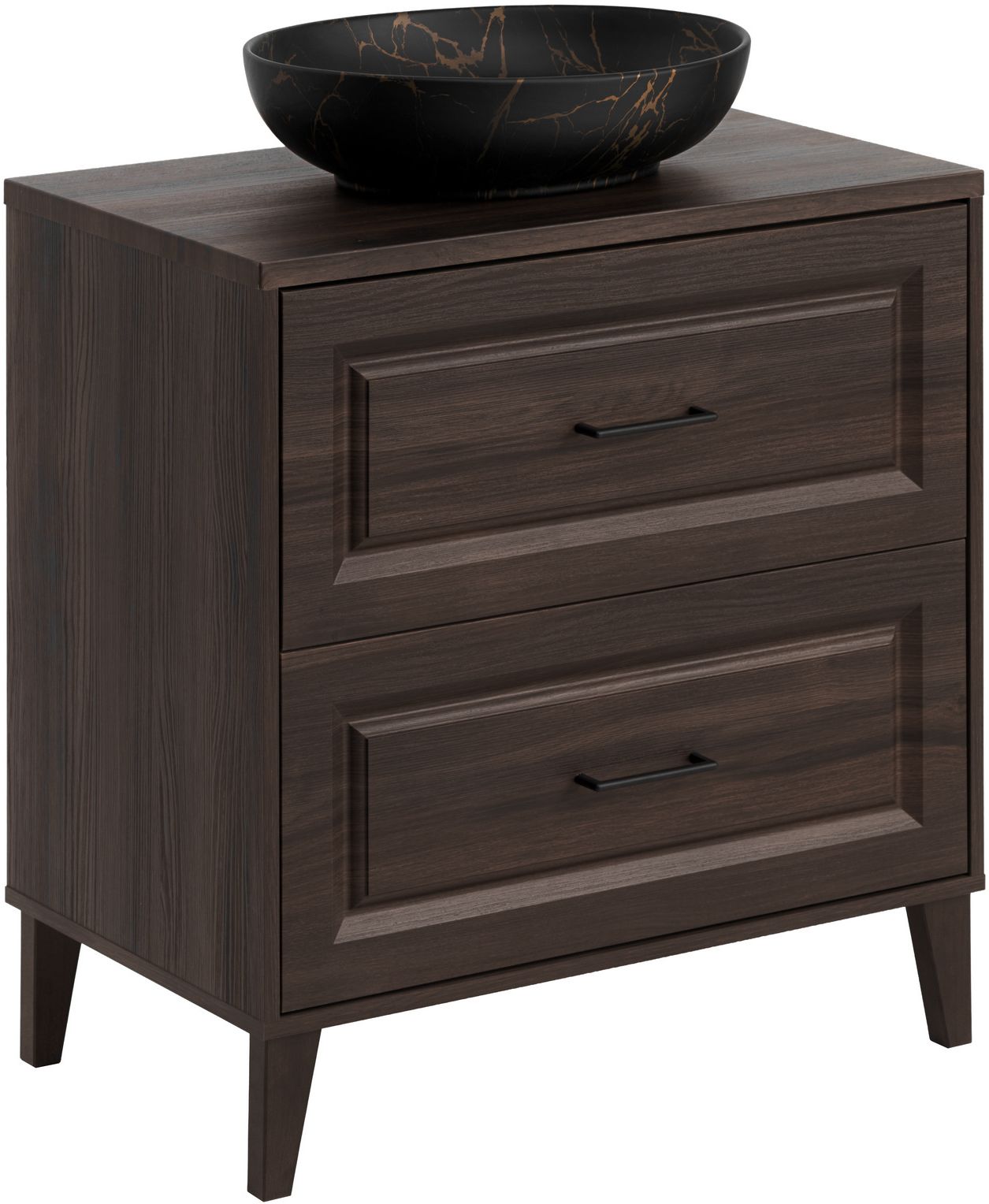 Conjunto armario Comad Dorothy Ristretto DOROTHY RISTRETTO 82-80-46-2S, lavabo Comad Mona UN-MONA-MB12, RISTRETTO 89-80-46 M