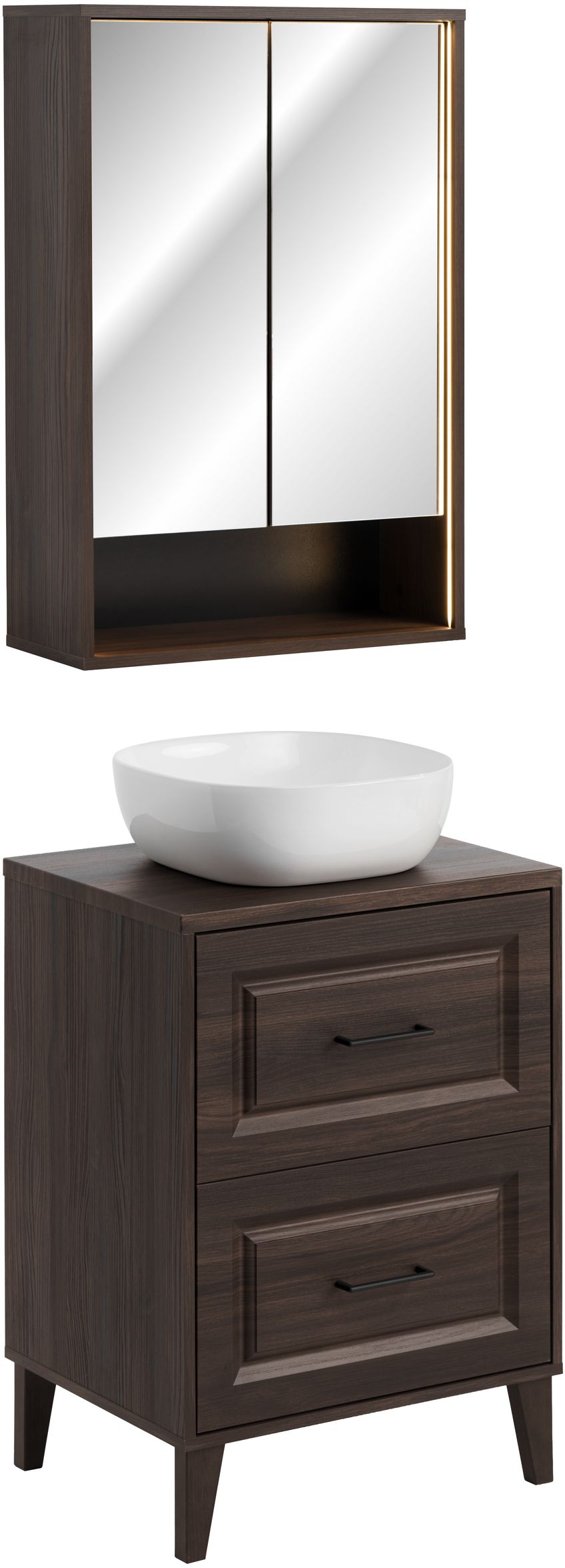 Conjunto armario Comad Dorothy Ristretto DOROTHY RISTRETTO 84-60-2D, armario Comad Dorothy Ristretto DOROTHY RISTRETTO 82-60-46-2S, UM-6252SMILE40DP, RISTRETTO 89-60-46 M