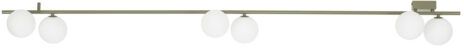 TK Lighting Imelo lámpara de techo 6x8 W blanco-verde 11480
