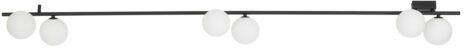 TK Lighting Imelo lámpara de techo 6x8 W blanco-negro 11479