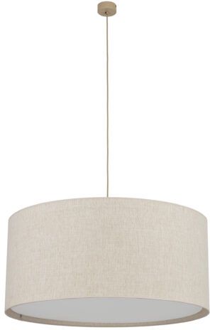 TK Lighting Largo lámpara colgante 3x15 W beige 11484