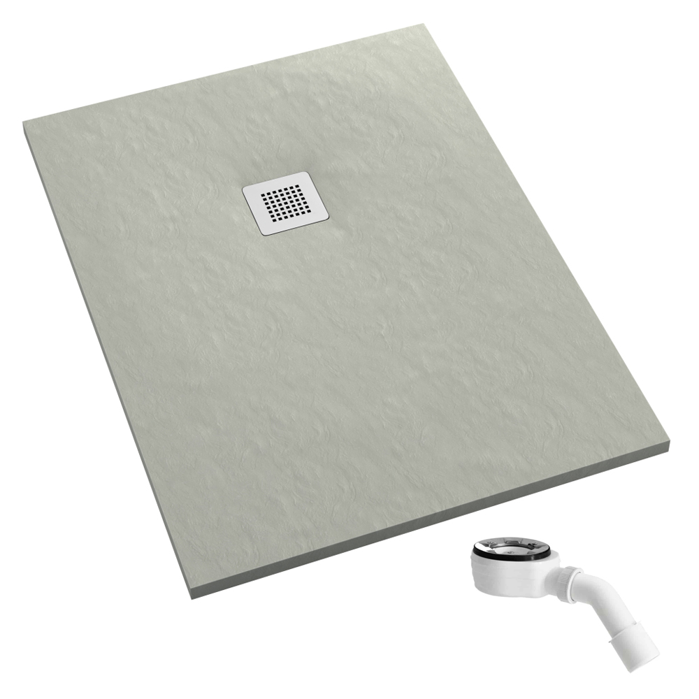 Schedpol Kalait Cement Stone plato de ducha rectangular 170x80 cm cemento 3.3113/CT/ST-M2