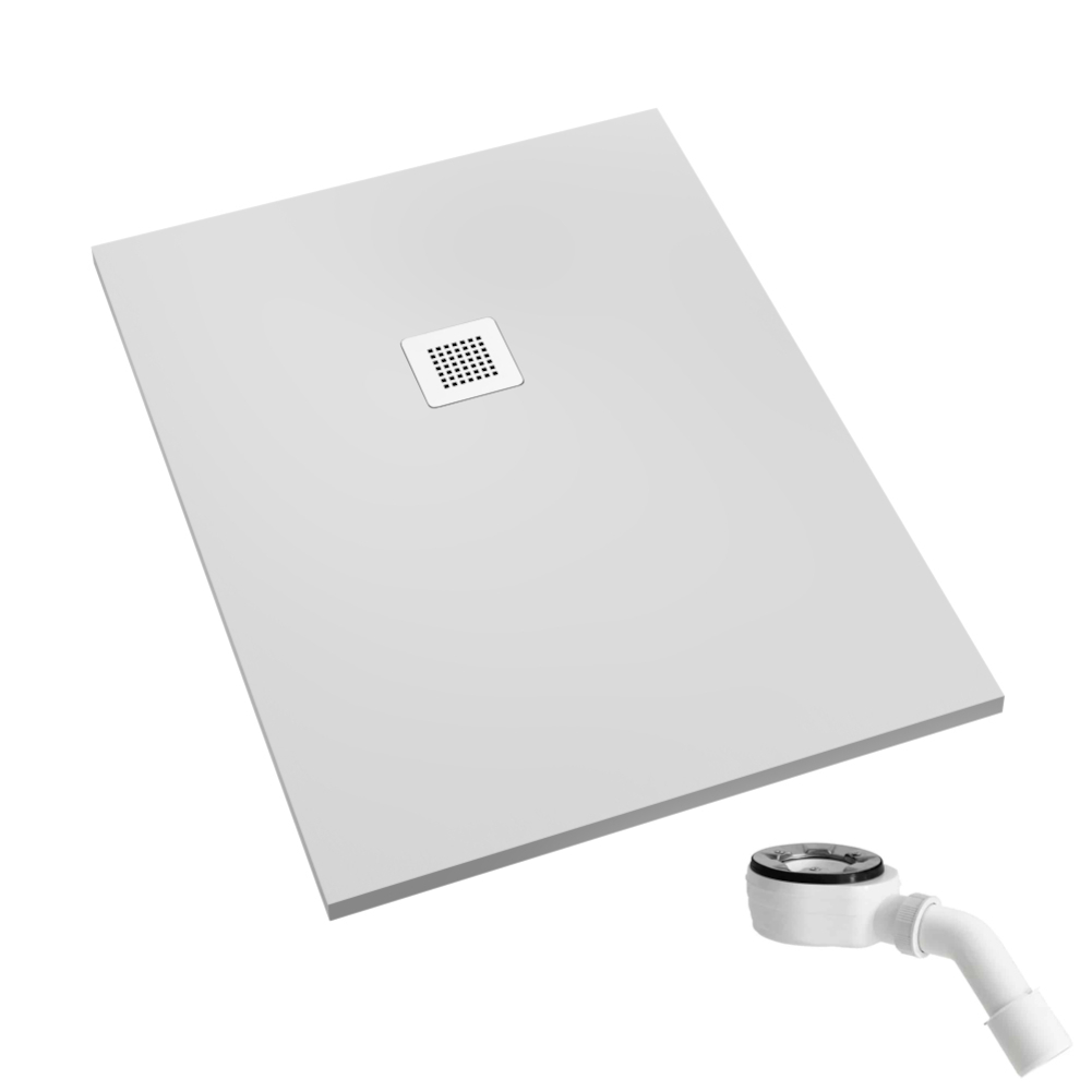 Schedpol Kalait Smooth White plato de ducha rectangular 140x80 cm blanco 3.3110-M2