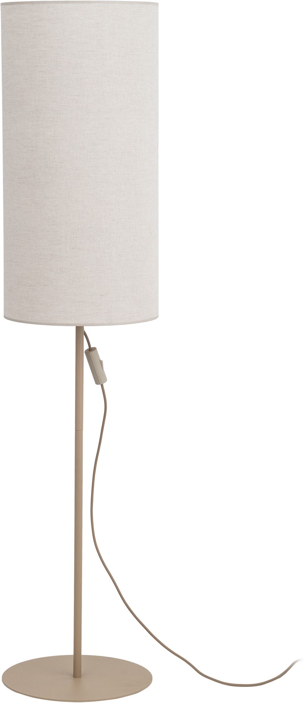 TK Lighting Fieno lámpara de pie 1x15 W blanco 16196