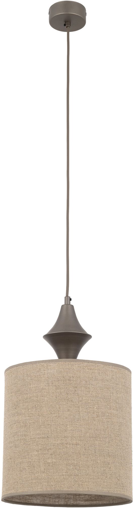 TK Lighting Amura lámpara colgante 1x15 W marrón 11438