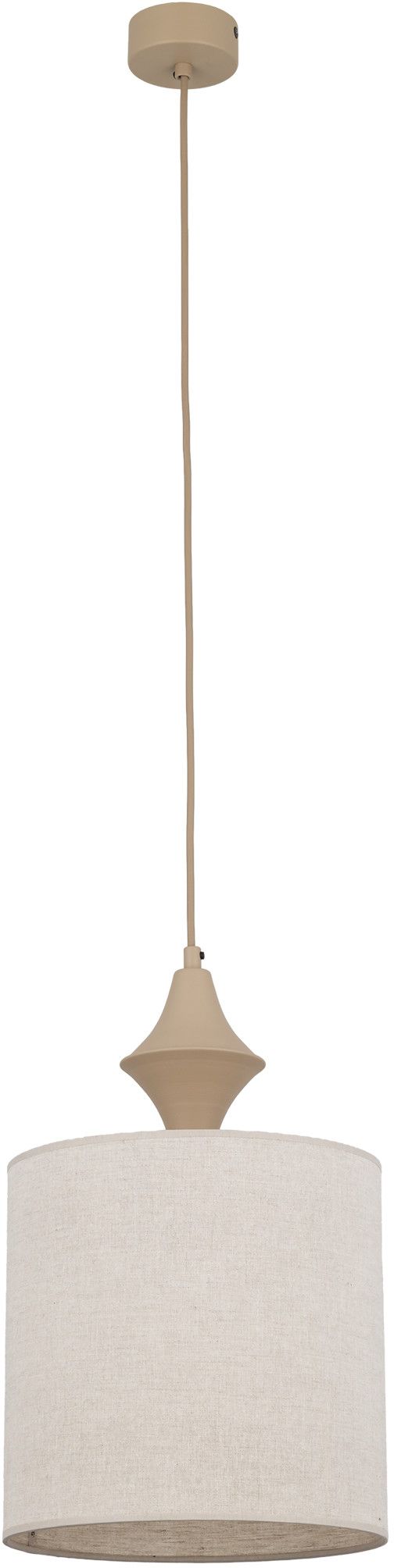 TK Lighting Amura lámpara colgante 1x15 W gris/gris ceniza 11437
