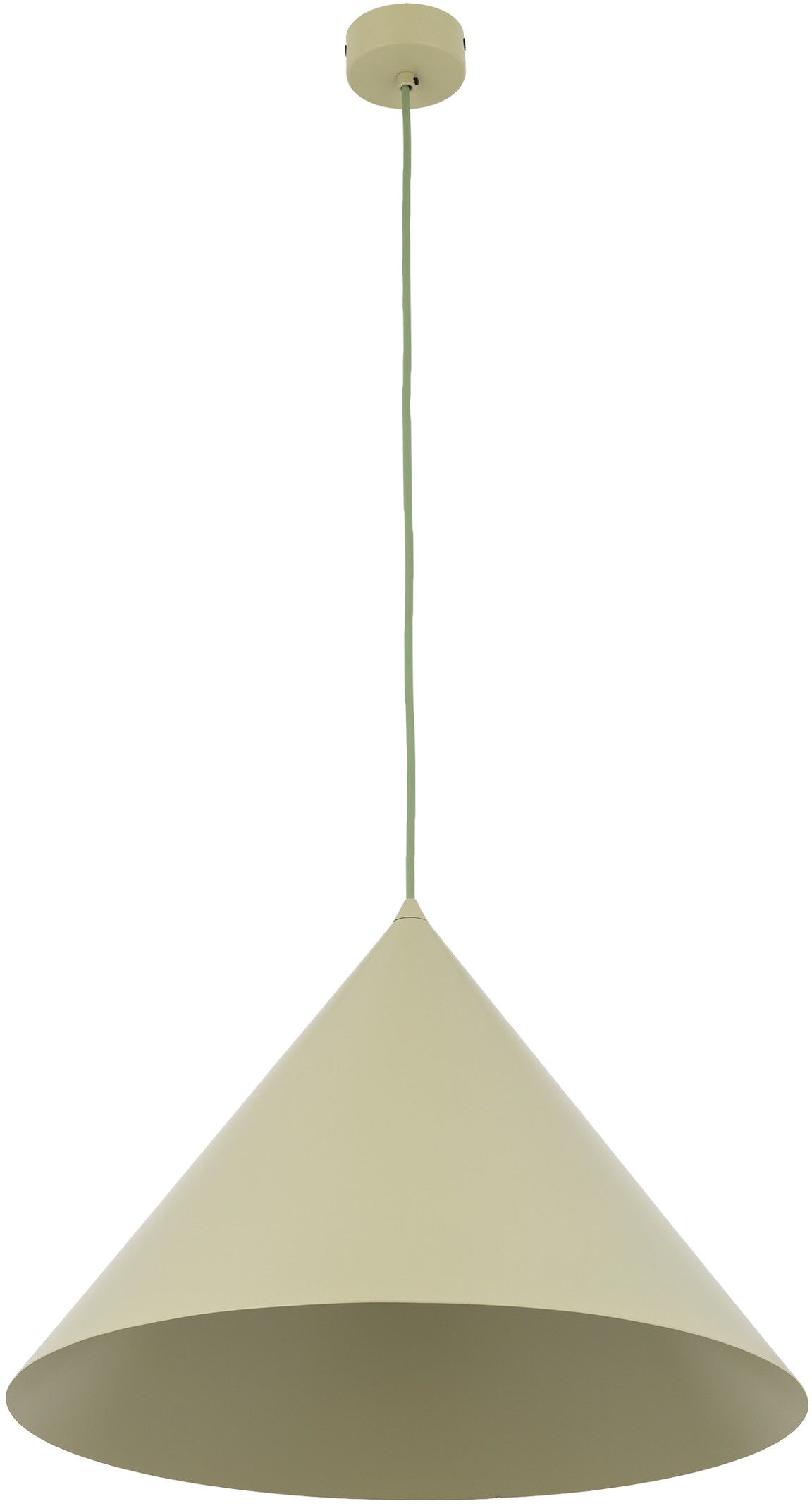 TK Lighting Cono lámpara colgante 1x15 W verde 11420