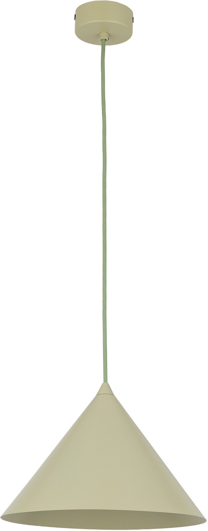 TK Lighting Cono lámpara colgante 1x15 W verde 11418