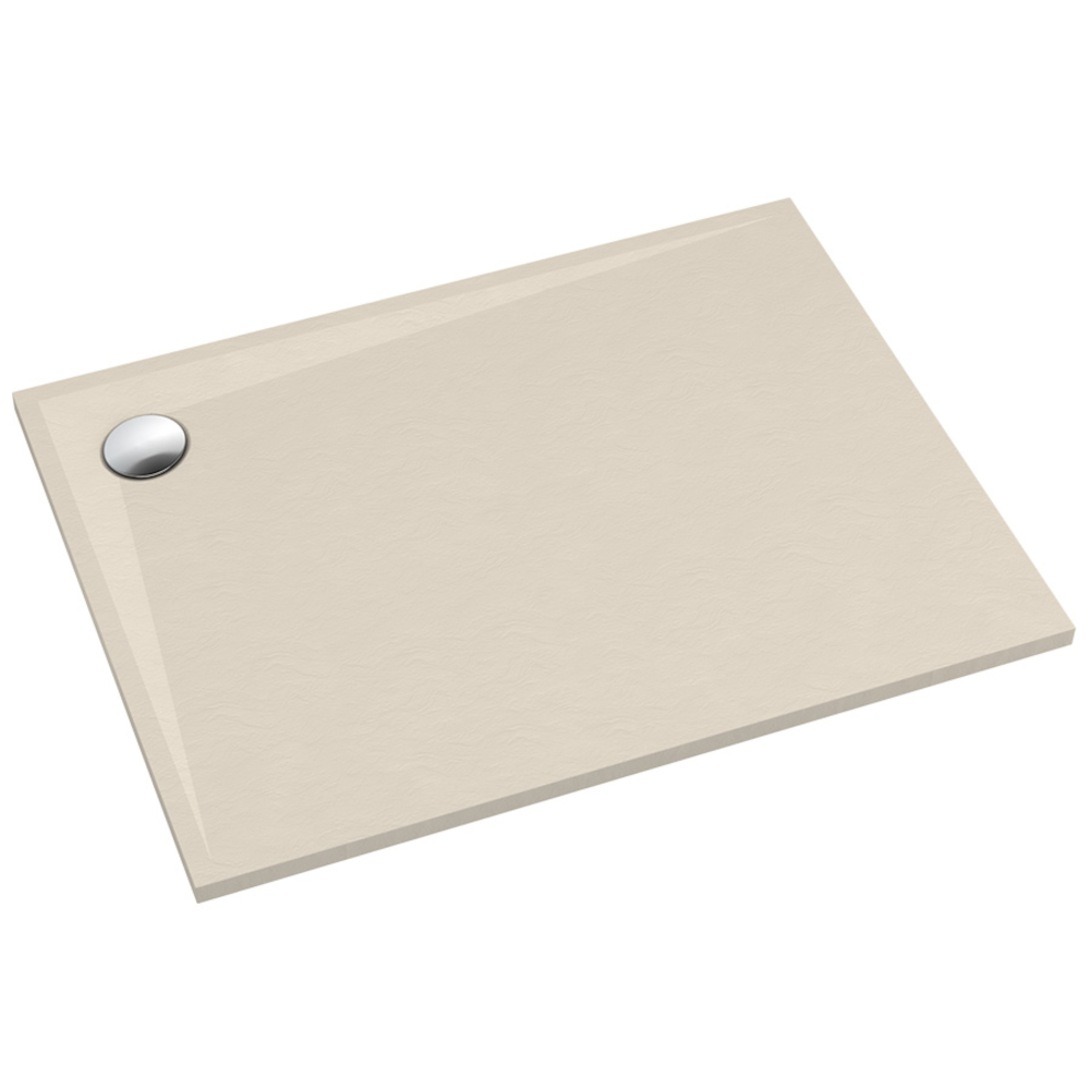 Schedpol Etrusco Cashmere Stone plato de ducha rectangular 120x80 cm beige 3.466/PK/ST