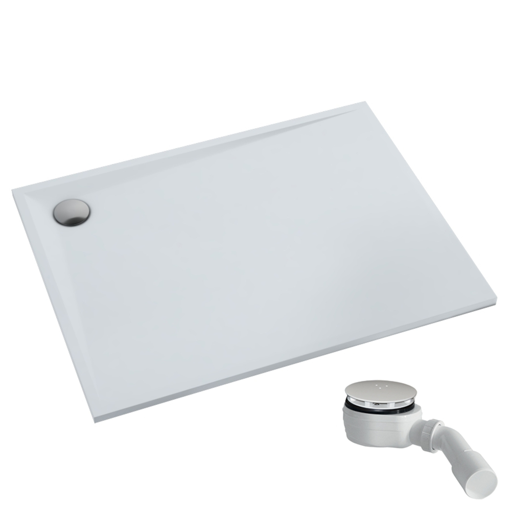 Schedpol Etrusco plato de ducha rectangular 110x70 cm blanco 3.473