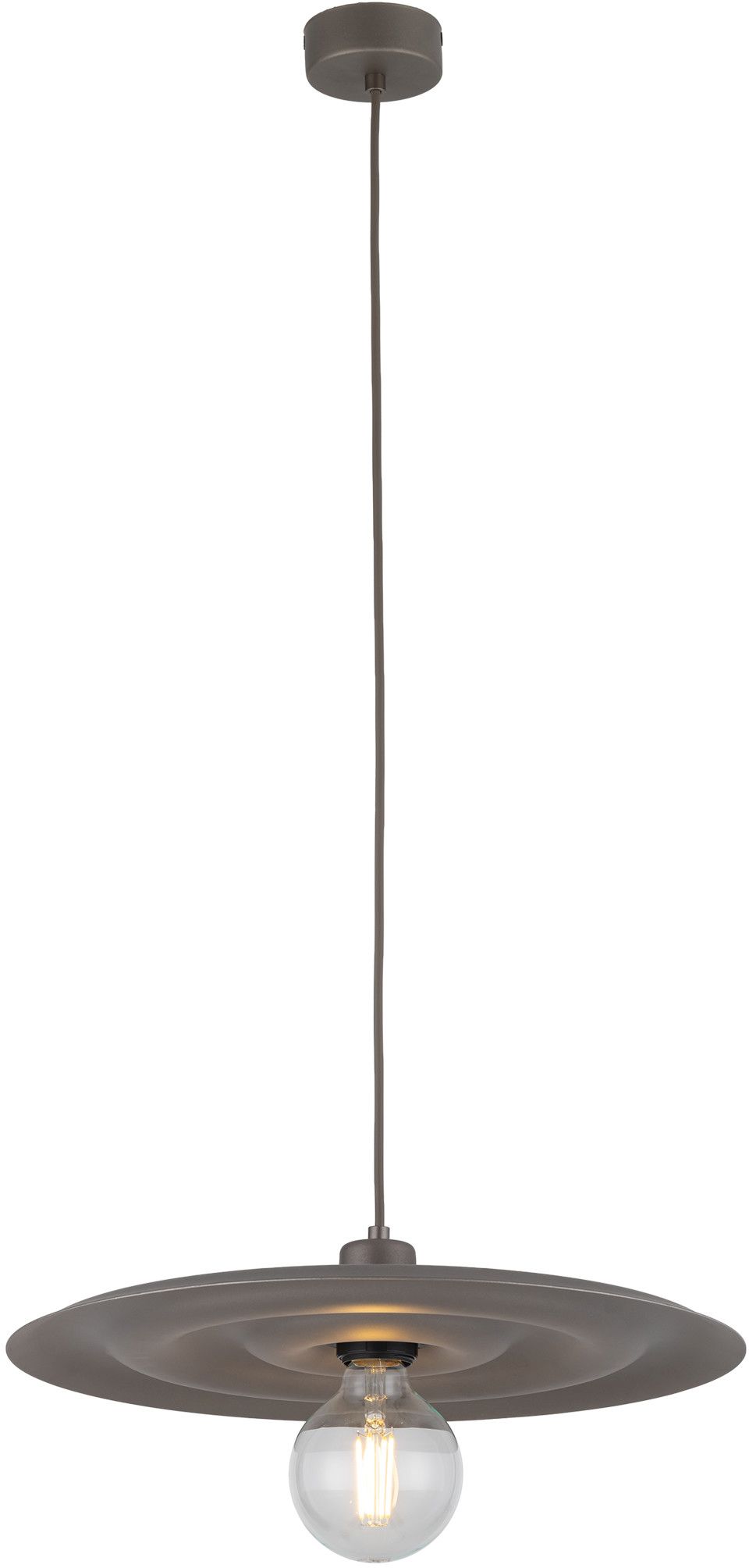 TK Lighting Onda lámpara colgante 1x15 W marrón 11408