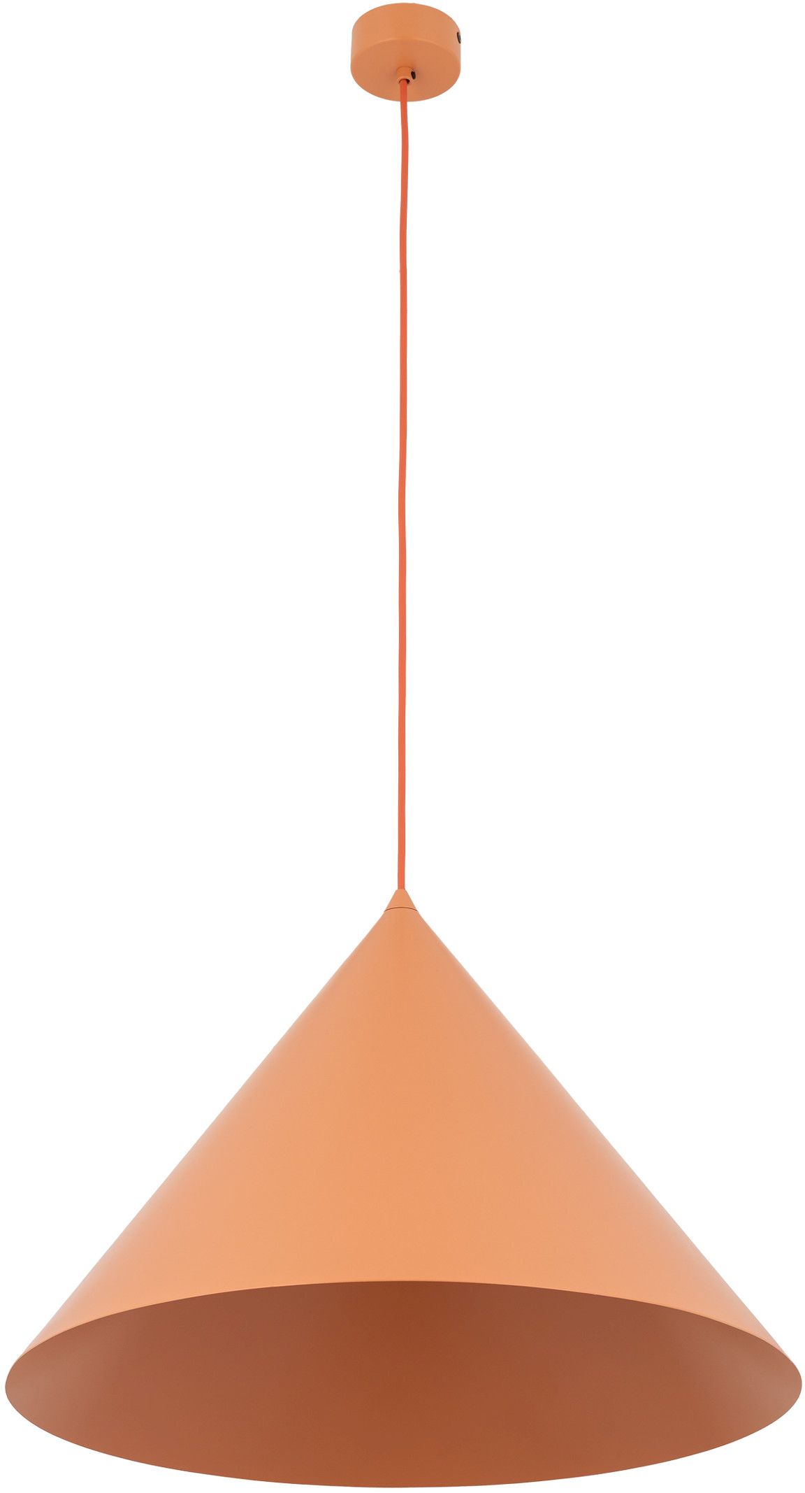TK Lighting Cono lámpara colgante 1x15 W salmón 11386