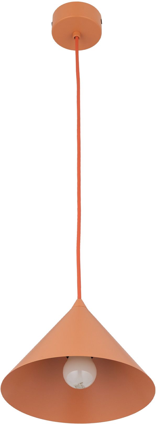 TK Lighting Cono lámpara colgante 1x15 W salmón 11383