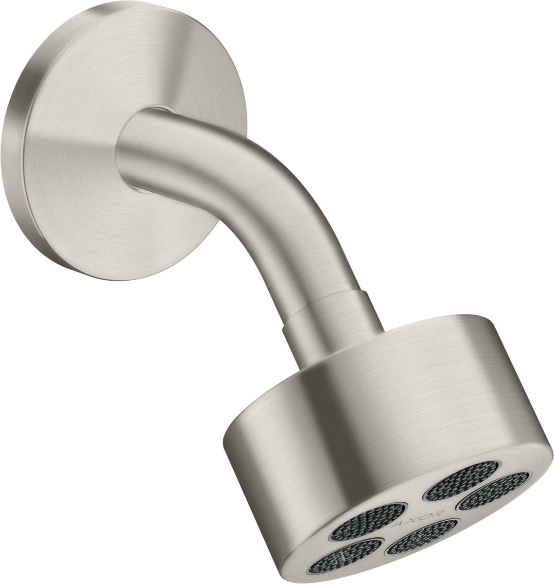 Axor One brazo de ducha con efecto lluvia 7.3x7.3 cm circular acero 48490800