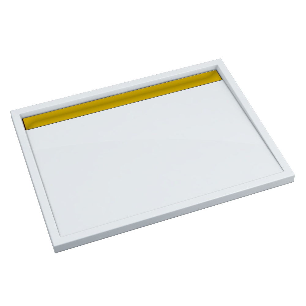 Schedpol Ajax G&W plato de ducha rectangular 100x80 cm blanco 3.4228-M/Z/G