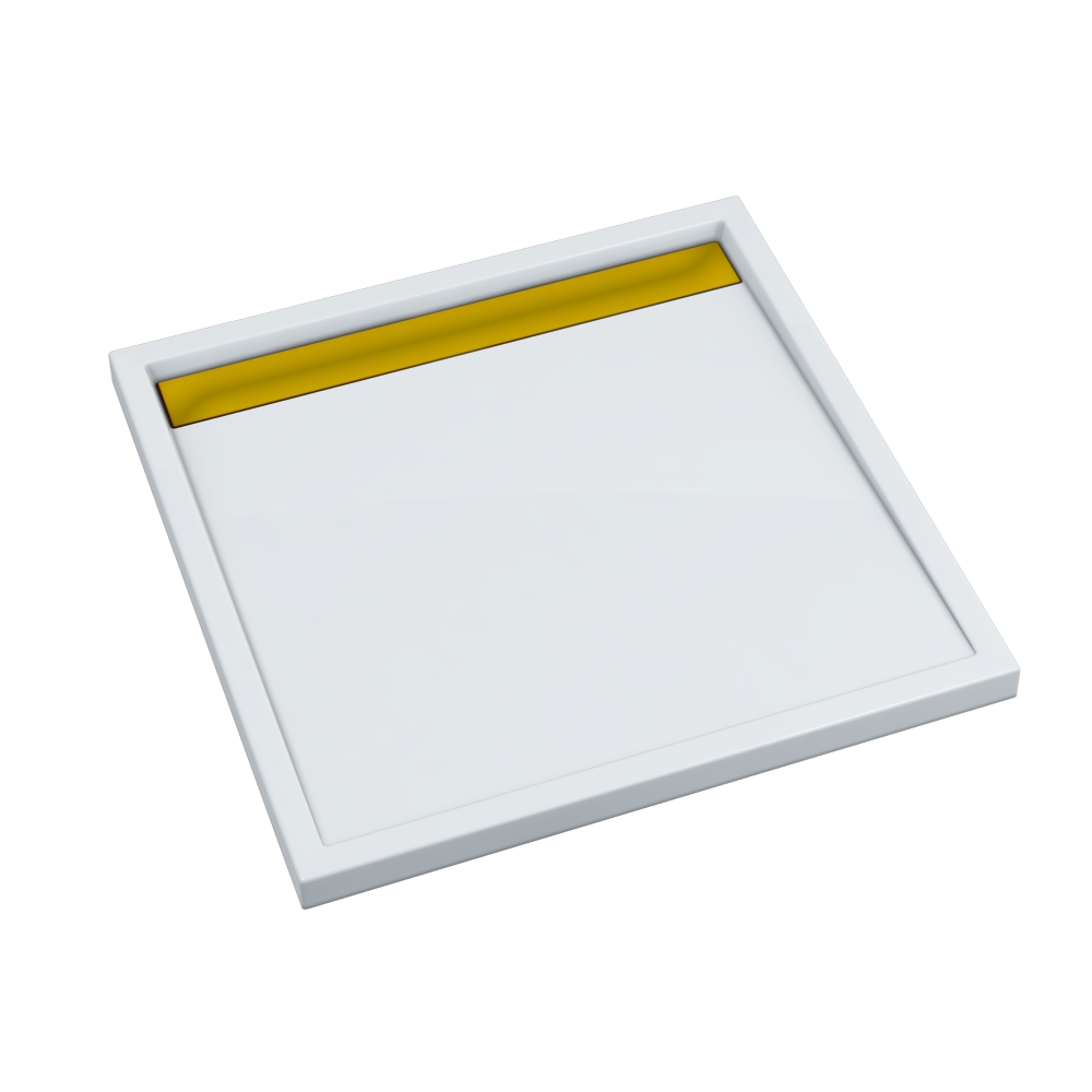 Schedpol Ajax G&W plato de ducha cuadrado 90x90 cm blanco 3.4226-M/Z/G