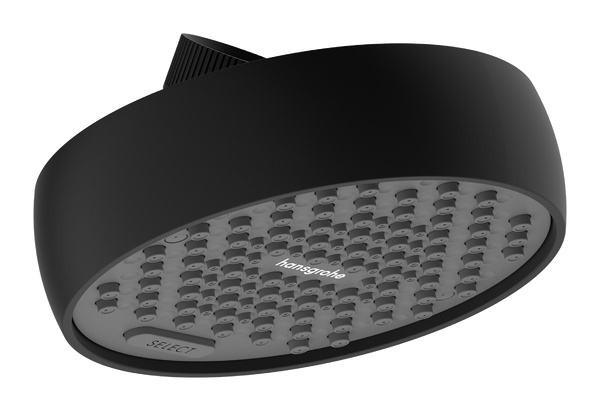 Hansgrohe Activera Select S ducha con efecto lluvia 9.5x9.5 cm circular negro 28061670